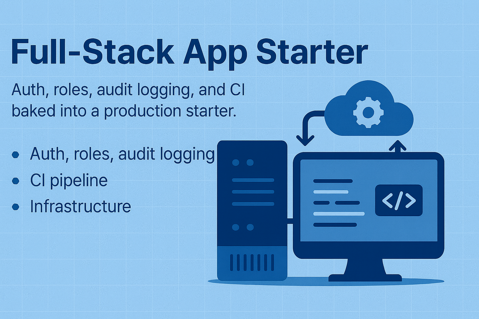 Full-Stack App Starter cover