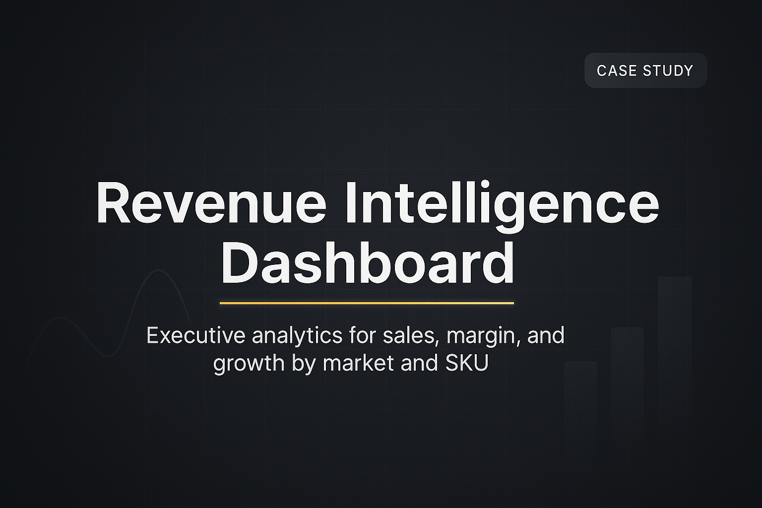 Revenue Intelligence dashboard cover